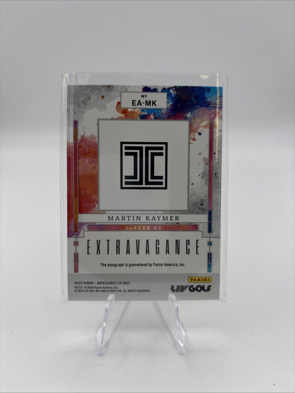 2025 Panini Impeccable Liv Golf - Extravagance Autographs Martin Kaymer...