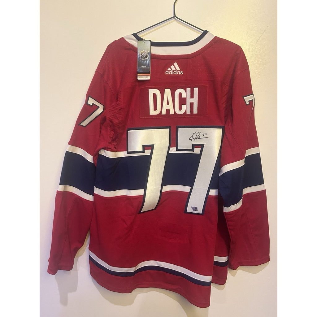 Kirby Dach Autographed Montreal Canadiens Jersey Fanatics Authenticated