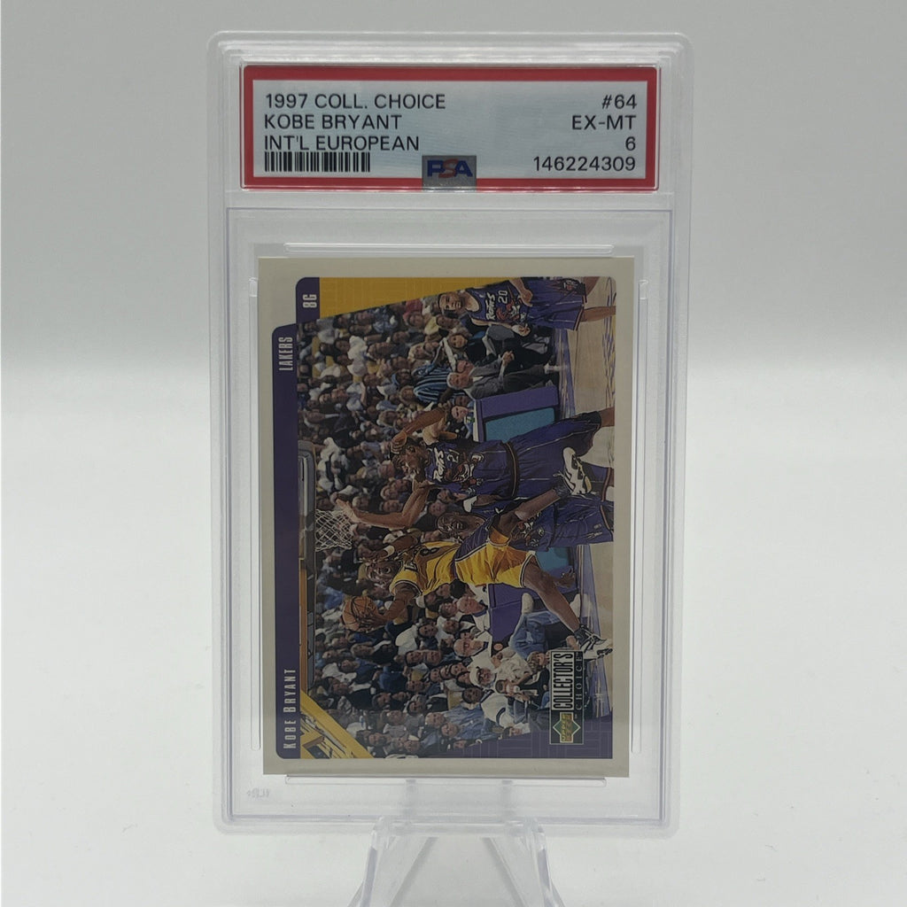 1997-98 Upper Deck Collector's Choice Kobe Bryant Int'l European PSA 6