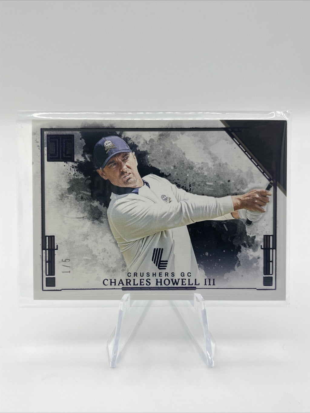 2025 Panini Impeccable LIV Golf - Charles Howell lll #85 PURPLE #1/5 (VARIATION)
