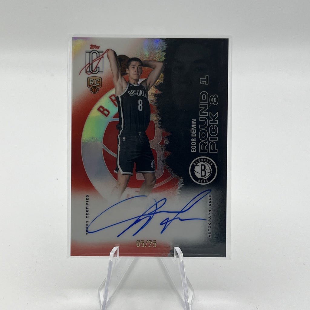 2025 Signature Class Egor Demin Red Refractor Auto /25