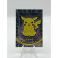 1999 Topps Pokemon T.V. Pikachu #25 Foil Black Logo (RARE) MP