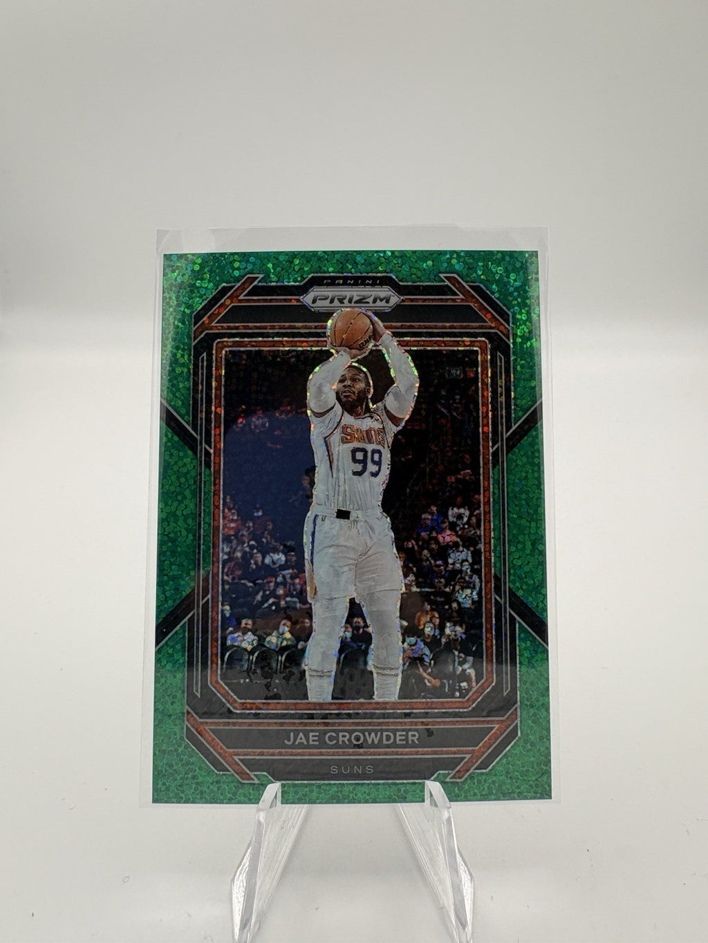 2022-2023 Prizm Green Sparkle /8 #127 JAE CROWDER PHOENIX SUNS 🔴✨️