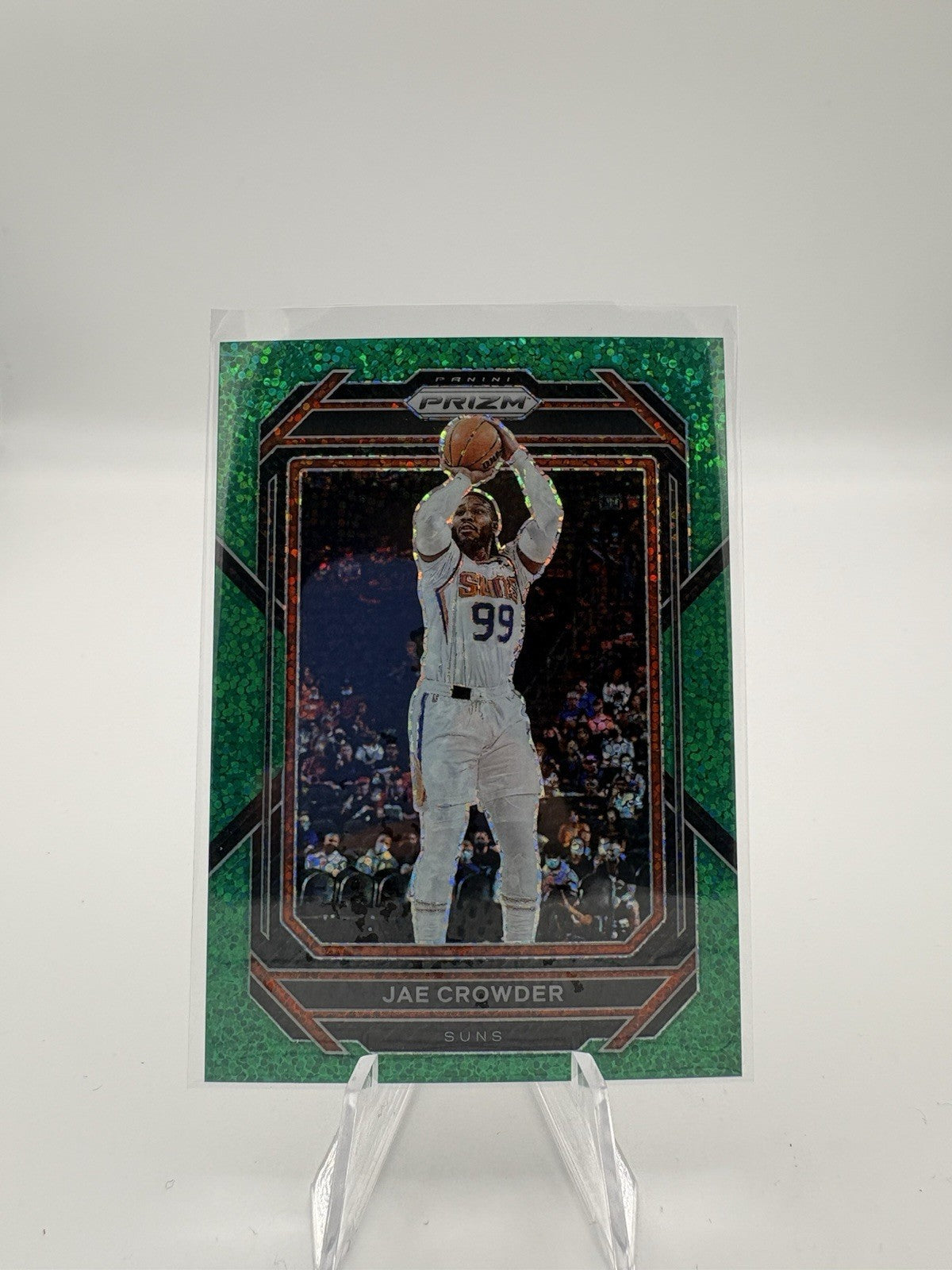 2022-2023 Prizm Green Sparkle /8 #127 JAE CROWDER PHOENIX SUNS 🔴✨️
