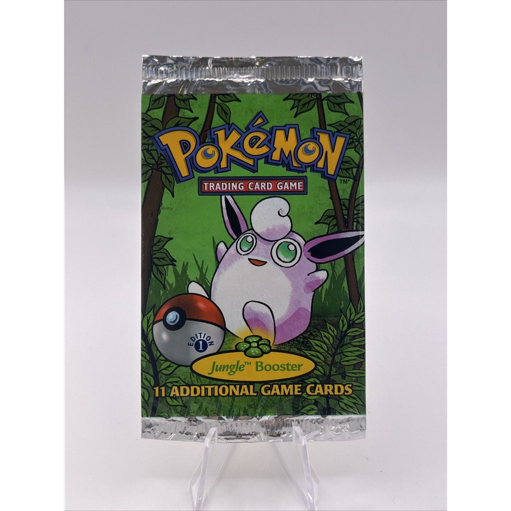 Pokémon 1999 Jungle Booster Pack Wigglytuff TCG Vintage EMPTY No Cards