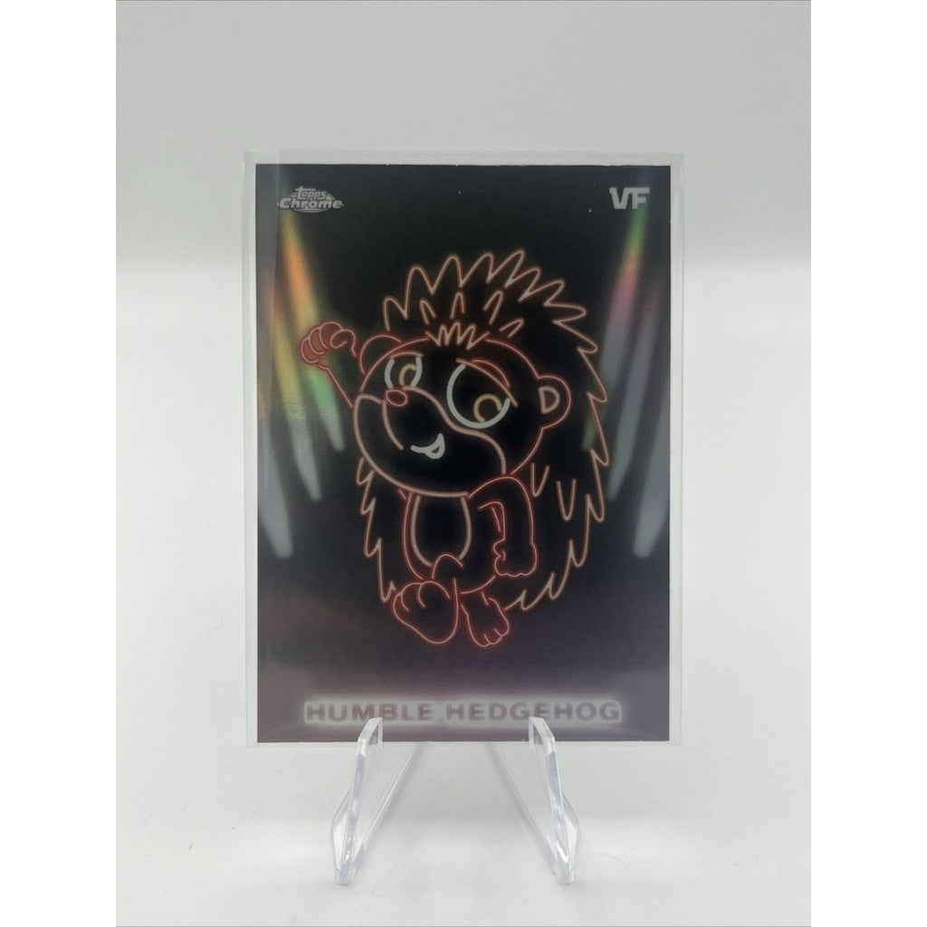 2026 Topps Chrome Veefriends #NE-15 Humble Hedgehog Neon Lights