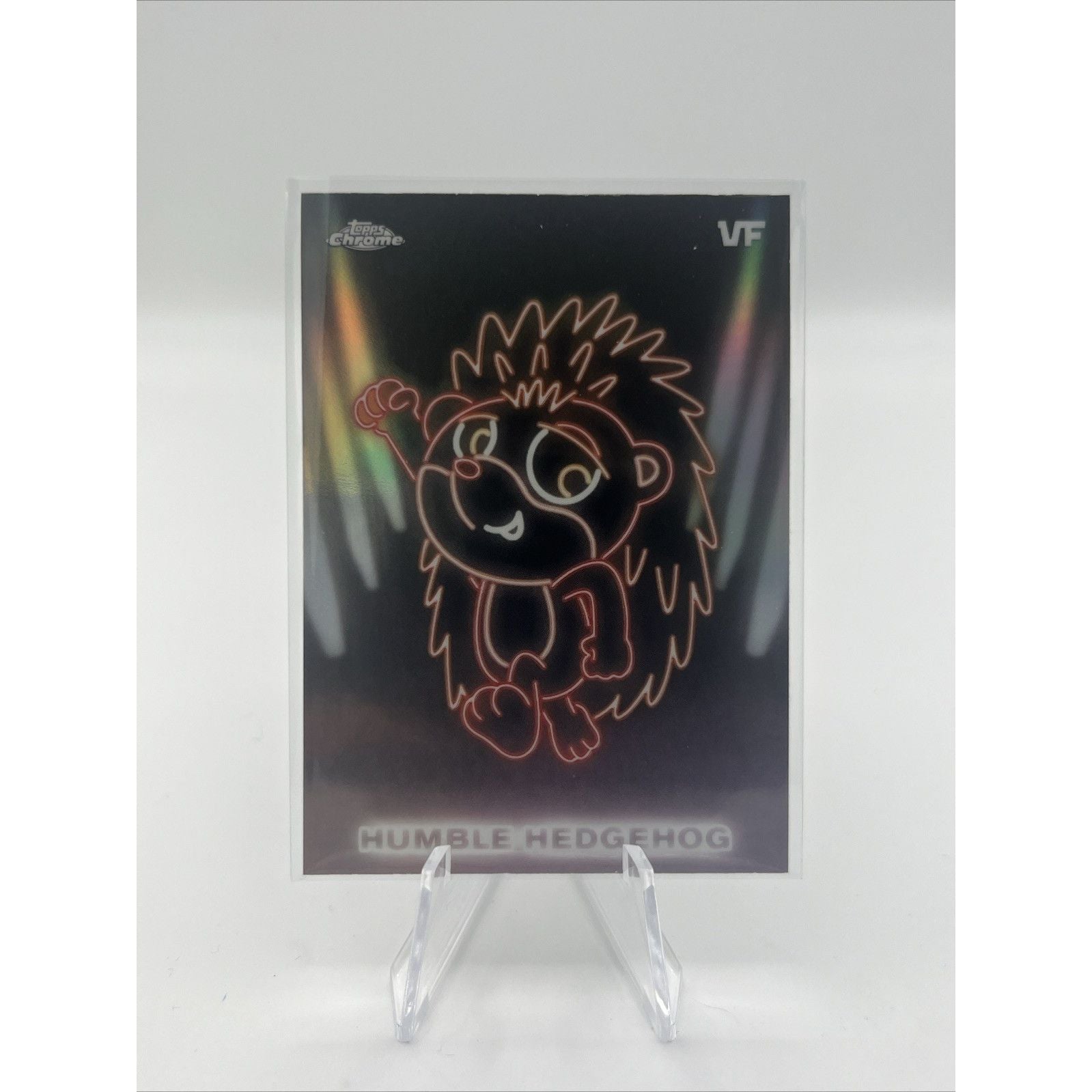 2026 Topps Chrome Veefriends #NE-15 Humble Hedgehog Neon Lights