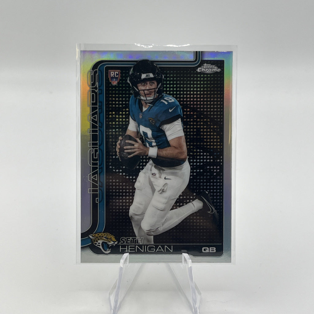 2025 Topps Chrome - Rookies Seth Henigan #399 Lightboard Logo Refractor (RC)
