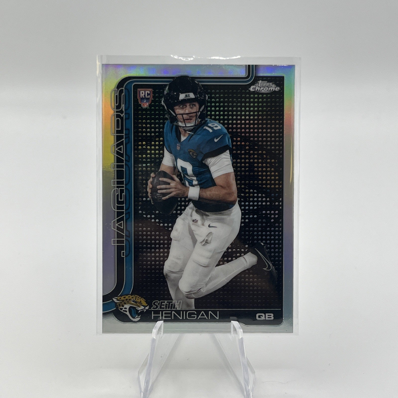 2025 Topps Chrome - Rookies Seth Henigan #399 Lightboard Logo Refractor (RC)