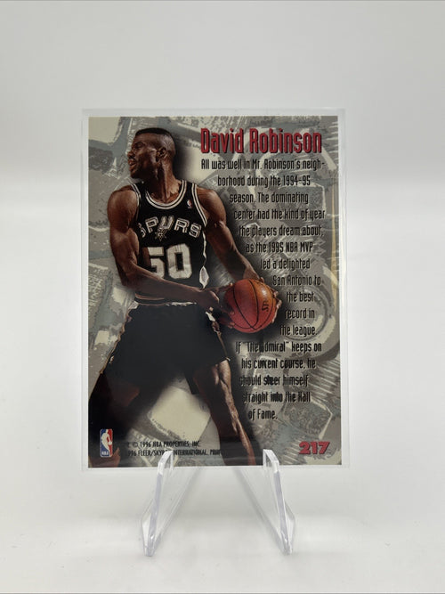 1995-96 Fleer Metal - Nuts & Bolts David Robinson #217