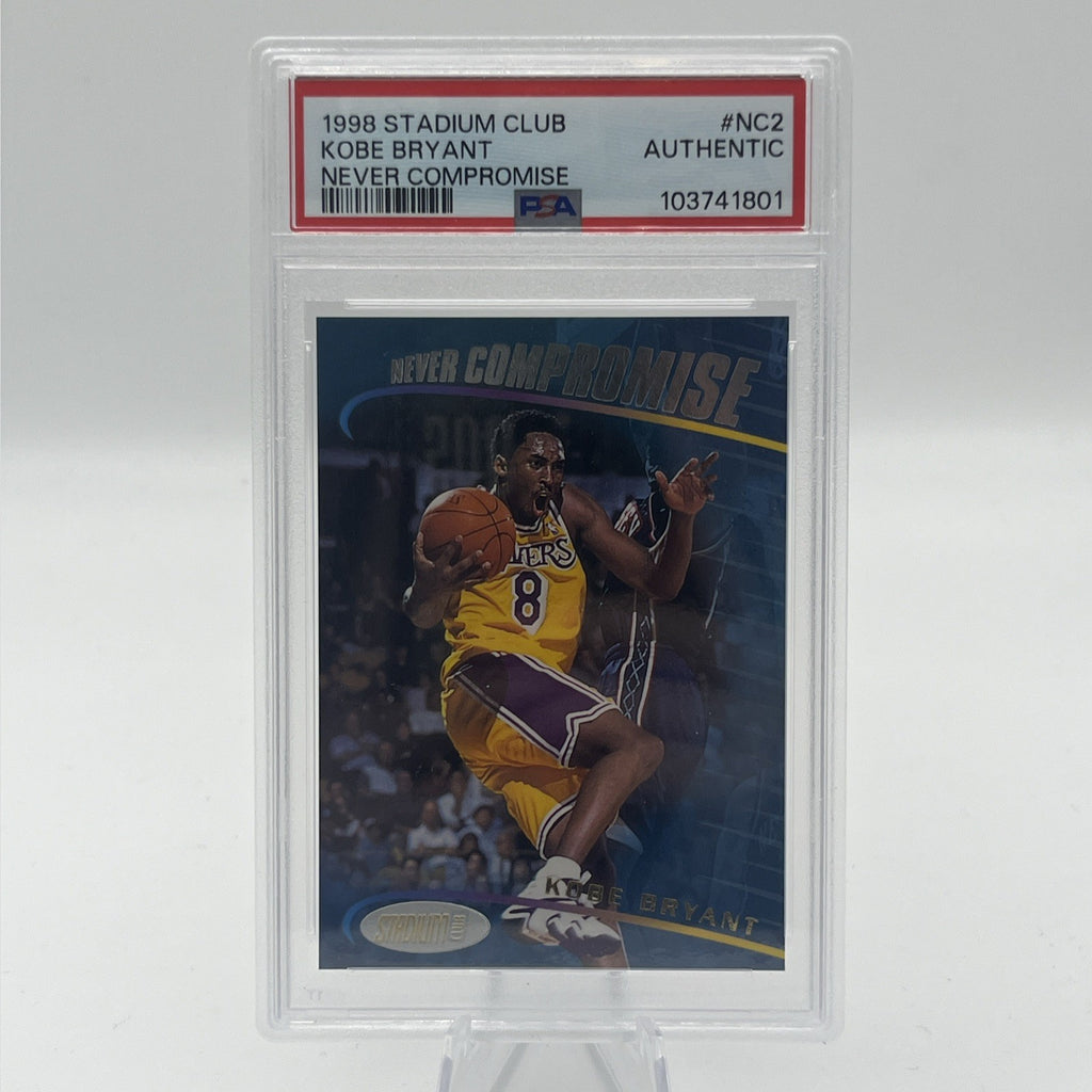 1998 STADIUM CLUB NEVER COMPROMISE #NC2 KOBE BRYANT PSA AUTHENTIC