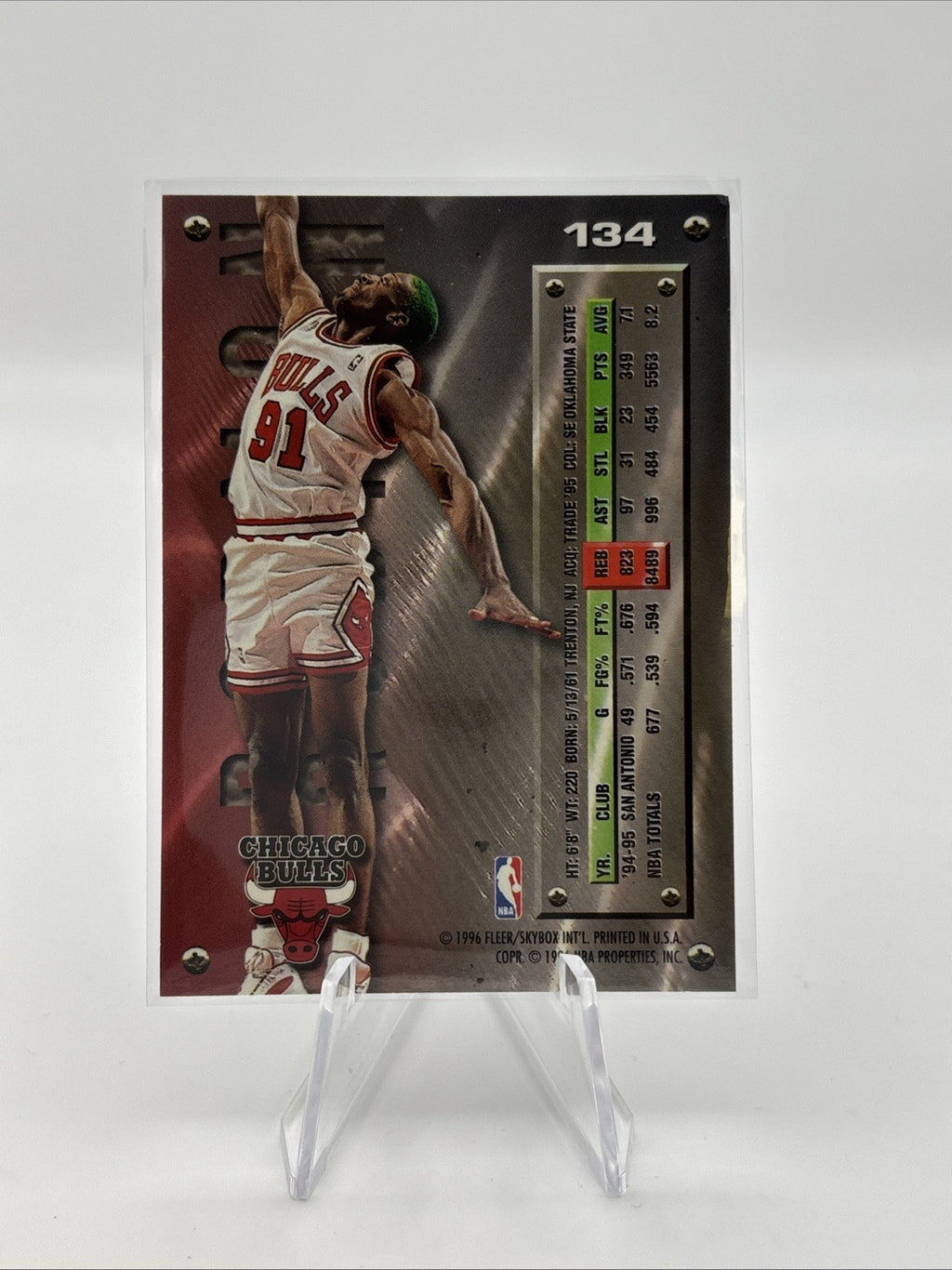 1995-96 Fleer Metal - Dennis Rodman #134