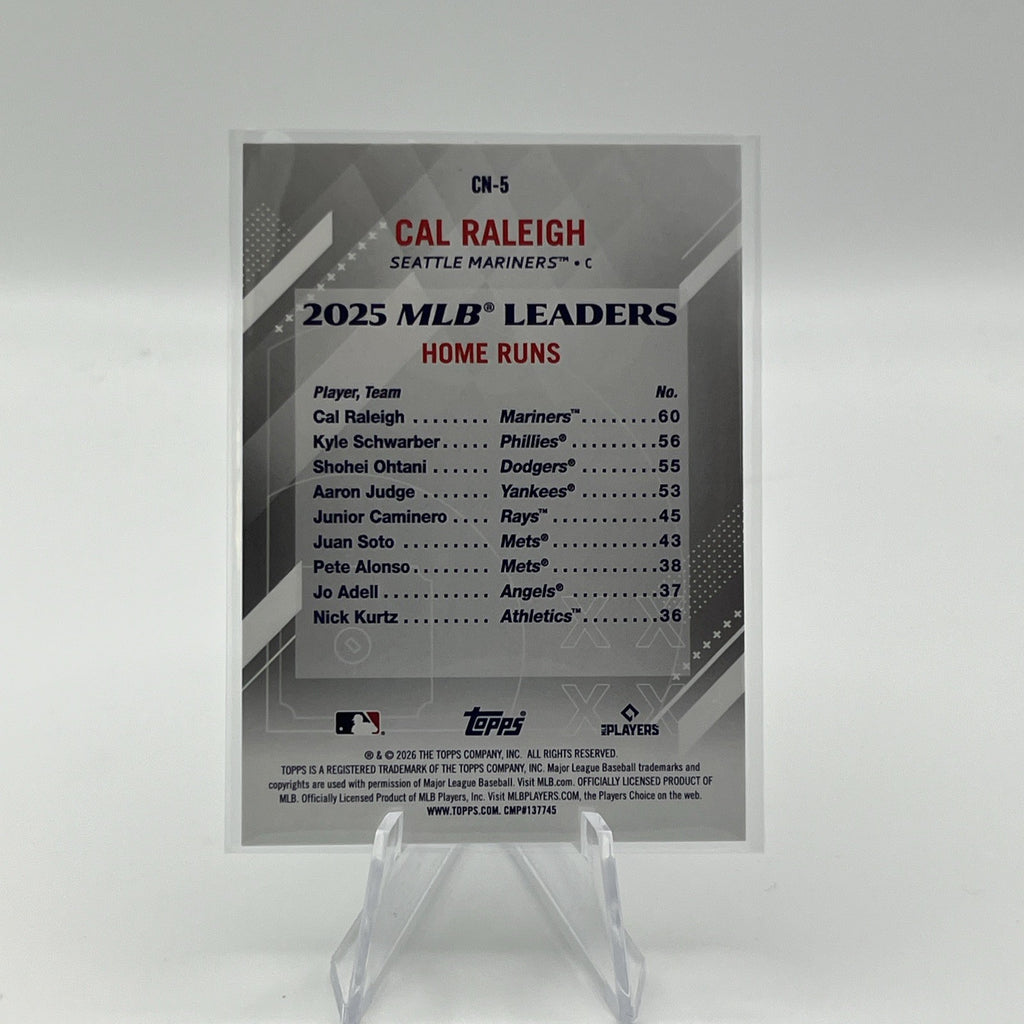 2026 Topps Series 2 Cal Raleigh Crooked Numbers SP