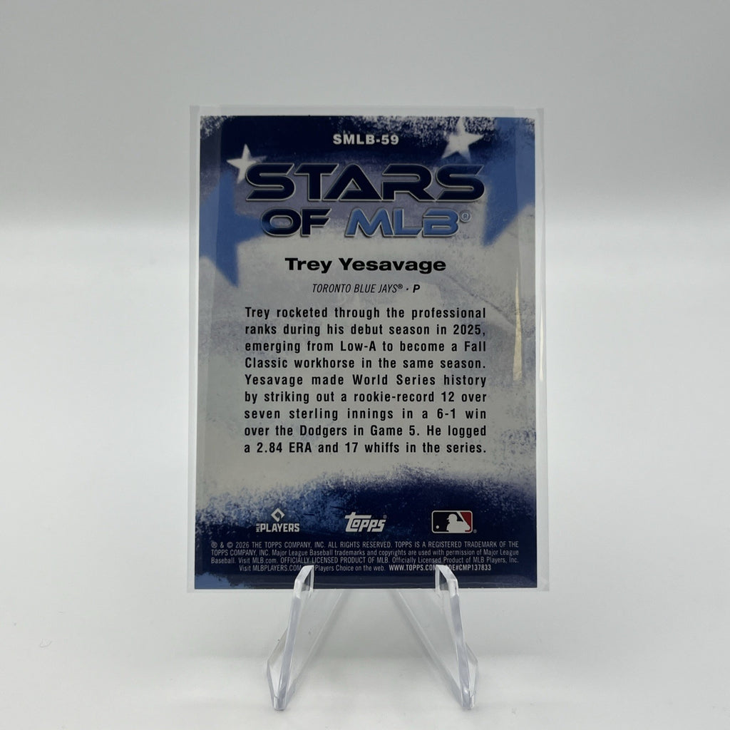 2026 Topps Series 2 Trey Yesavage Stars Of The MLB (RC)