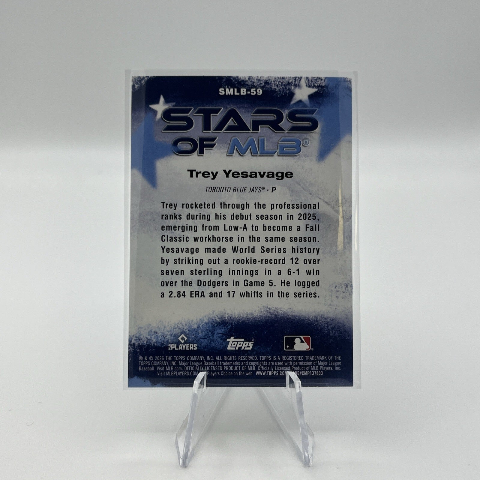 2026 Topps Series 2 Trey Yesavage Stars Of The MLB (RC)