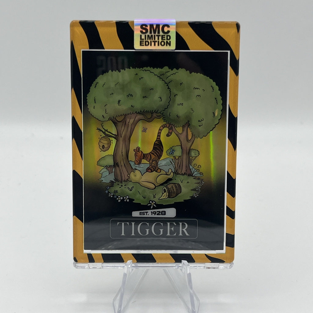 2025 SMC Saturday Morning Cards Limited Edition #2 Tigger Series Black Gold #/5