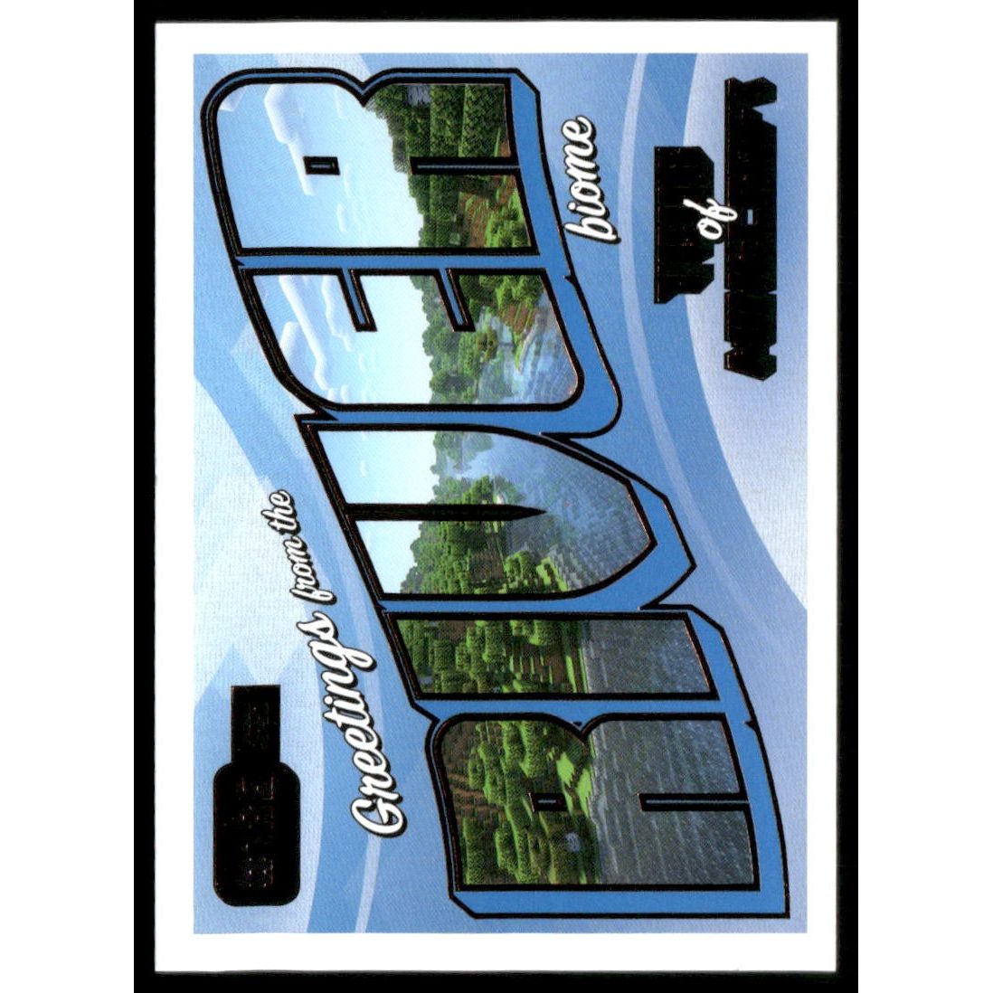 2025 Panini Minecraft 15th Anniversary #186 Greetings from the River Biome #/325