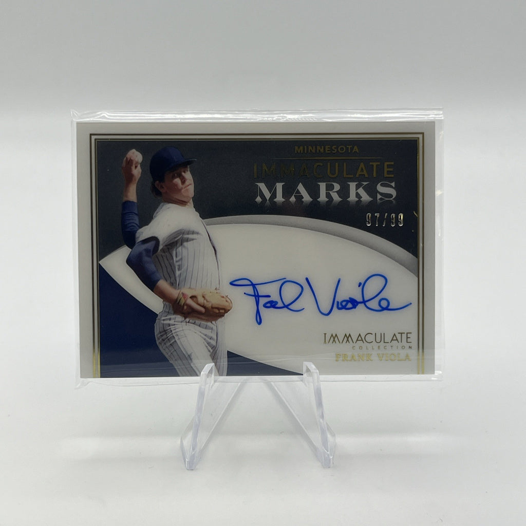 2022 Panini Immaculate Collection - Immaculate Marks Frank Viola #IM-FV /99 (AU)