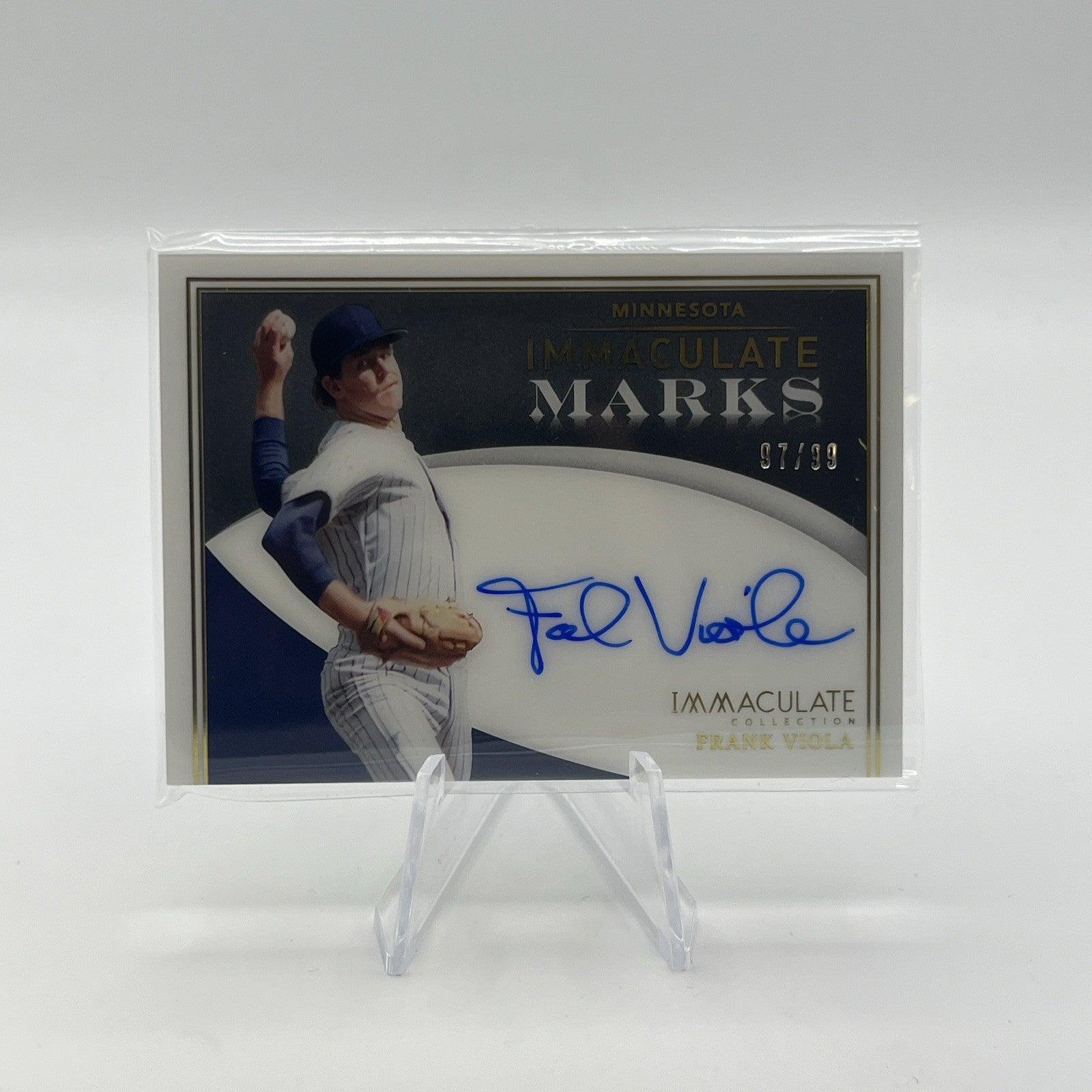 2022 Panini Immaculate Collection - Immaculate Marks Frank Viola #IM-FV /99 (AU)