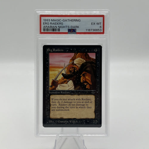 1996 Magic The Gathering ERG Raiders Arabian Nights-Dark PSA 6