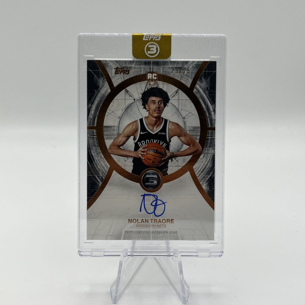 2025-26 Topps 3 - Nolan Traore Bronze Auto /25