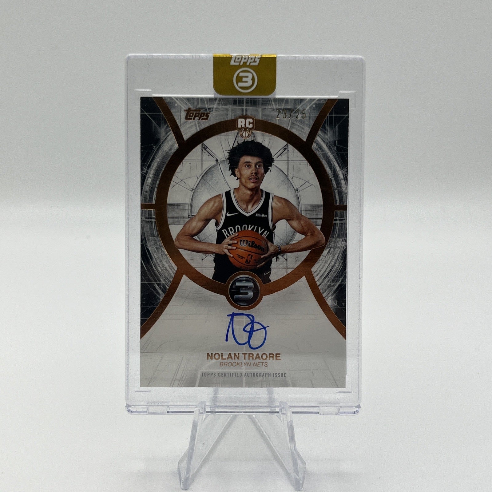 2025-26 Topps 3 - Nolan Traore Bronze Auto /25