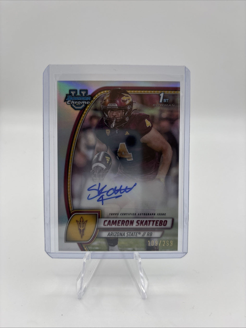 2024 Bowman University Chrome - Chrome Prospect Autographs Cameron Skattebo...