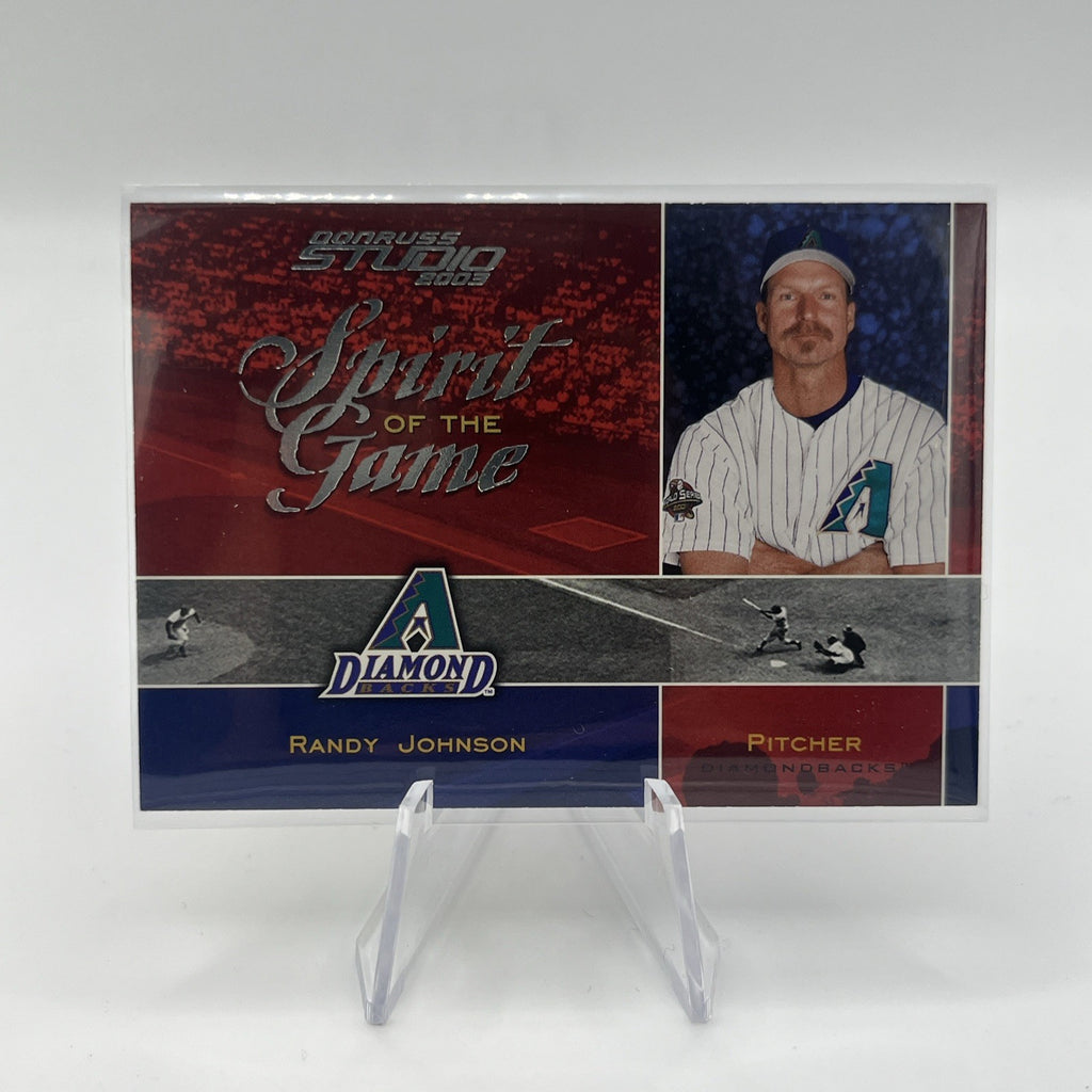 2003 Donruss Studio - Spirit of the Game Randy Johnson #SG-17 /1250