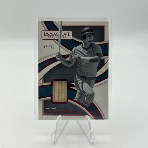 2022 Panini Immaculate Collection - Legends Materials Carl Yastrzemski #/49