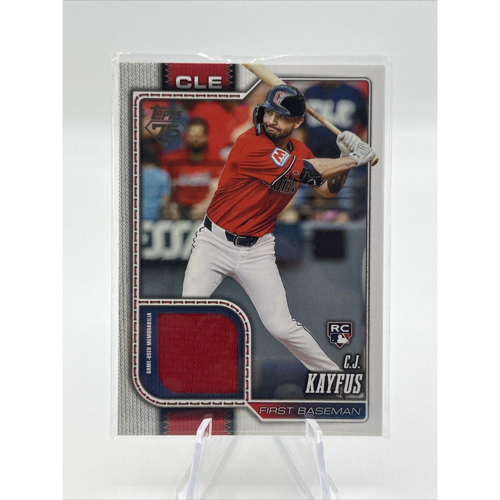 Topps 2026 Series 1 C.J. Kayfus #35 Cleveland Guardians Rookie Memorabilia