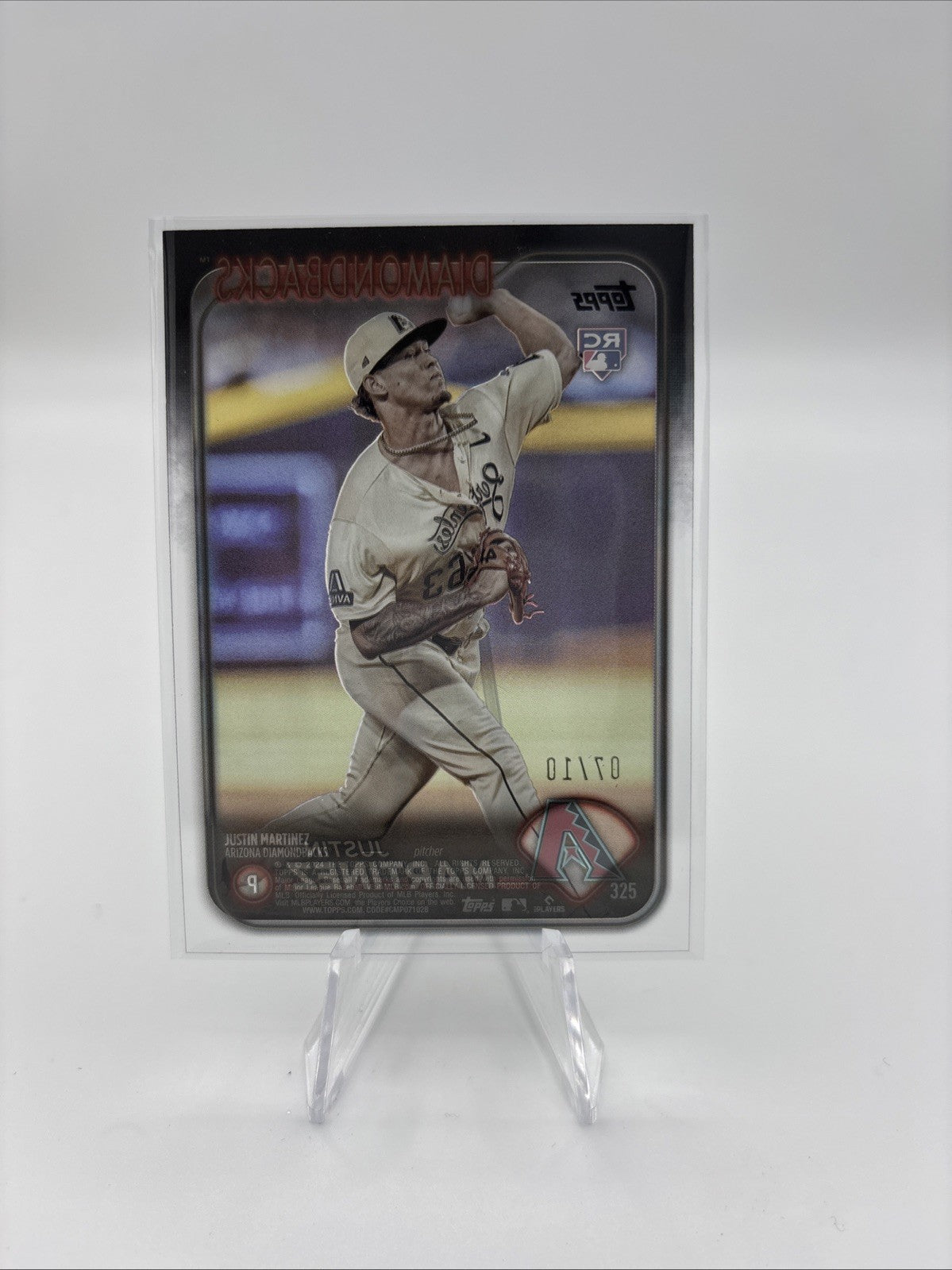 2024 Topps Series 1 - Justin Martinez #325 Acetate SSP /10 (RC)