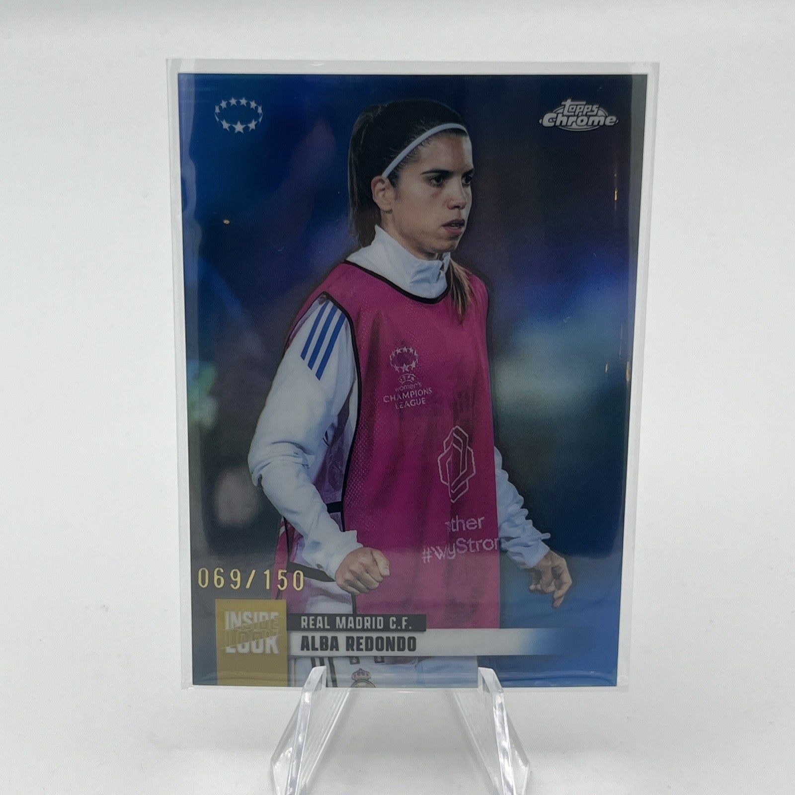 2025-26 Topps Chrome Womens UEFA #IL-3 Alba Redondo Inside Look Blue /150