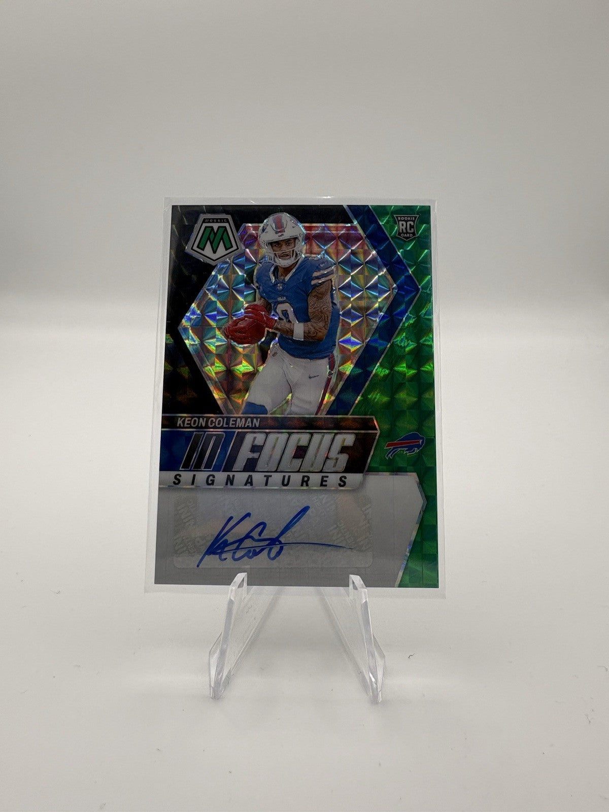 2024 Panini Mosaic - In Focus Signatures Keon Coleman #IF-KCN Choice Fusion...