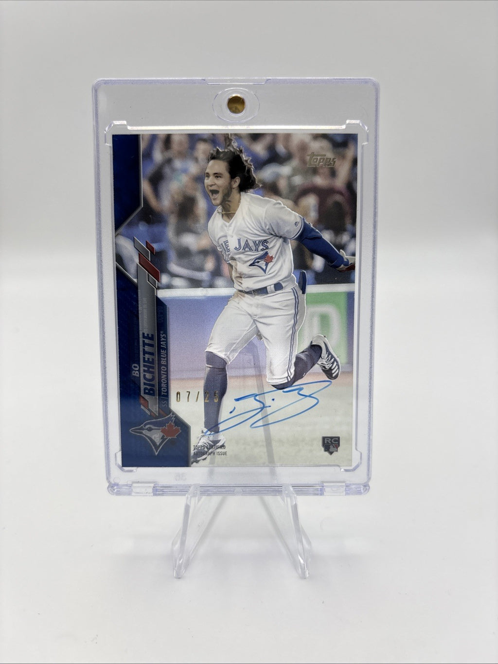 2020 Topps Clearly Authentic Autographs - Bo Bichette Blue /25 ‼️COLOR MATCH‼️