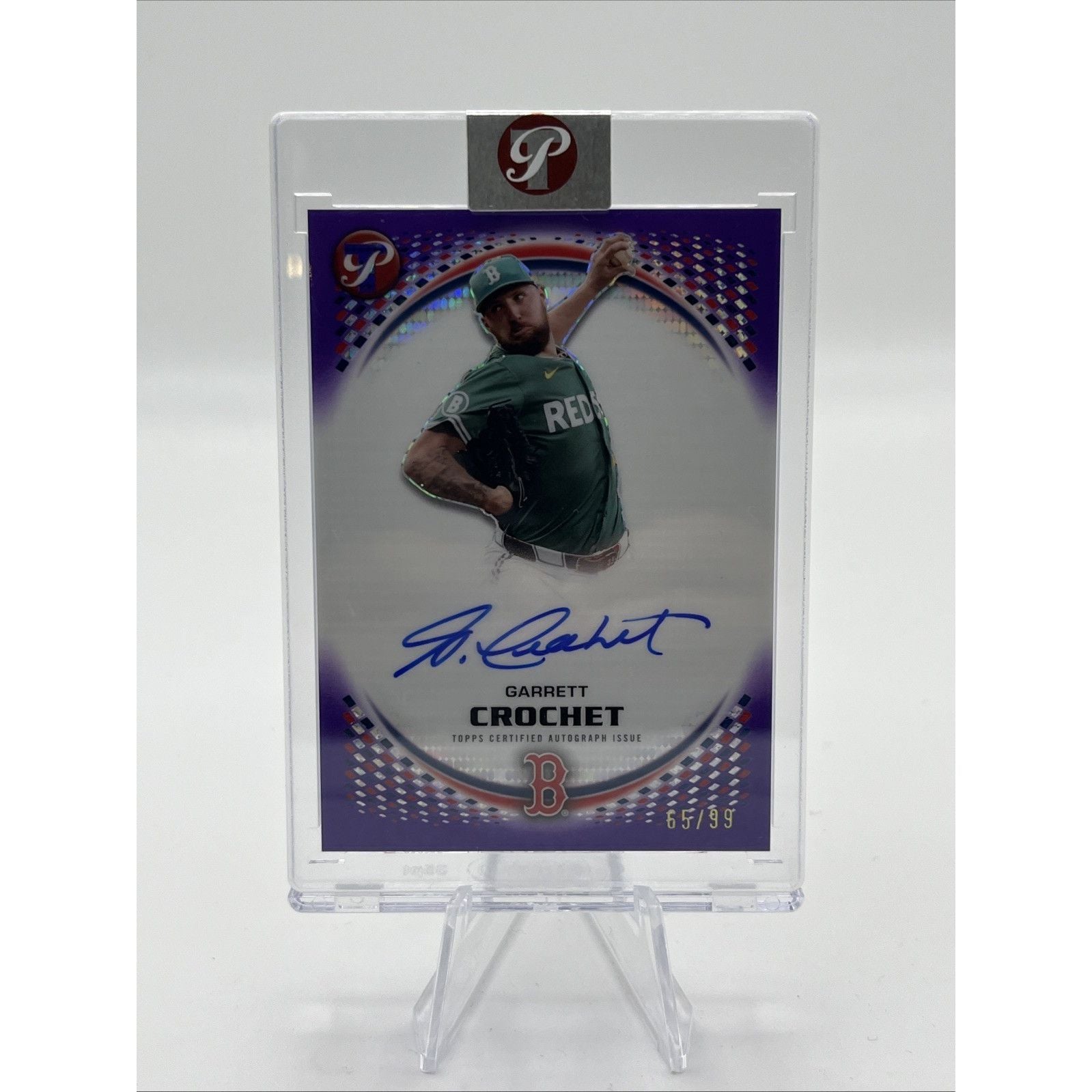 2026 Topps Pristine Baseball Garrett Chochet PA-GC Pristine AUTO Purple  /99