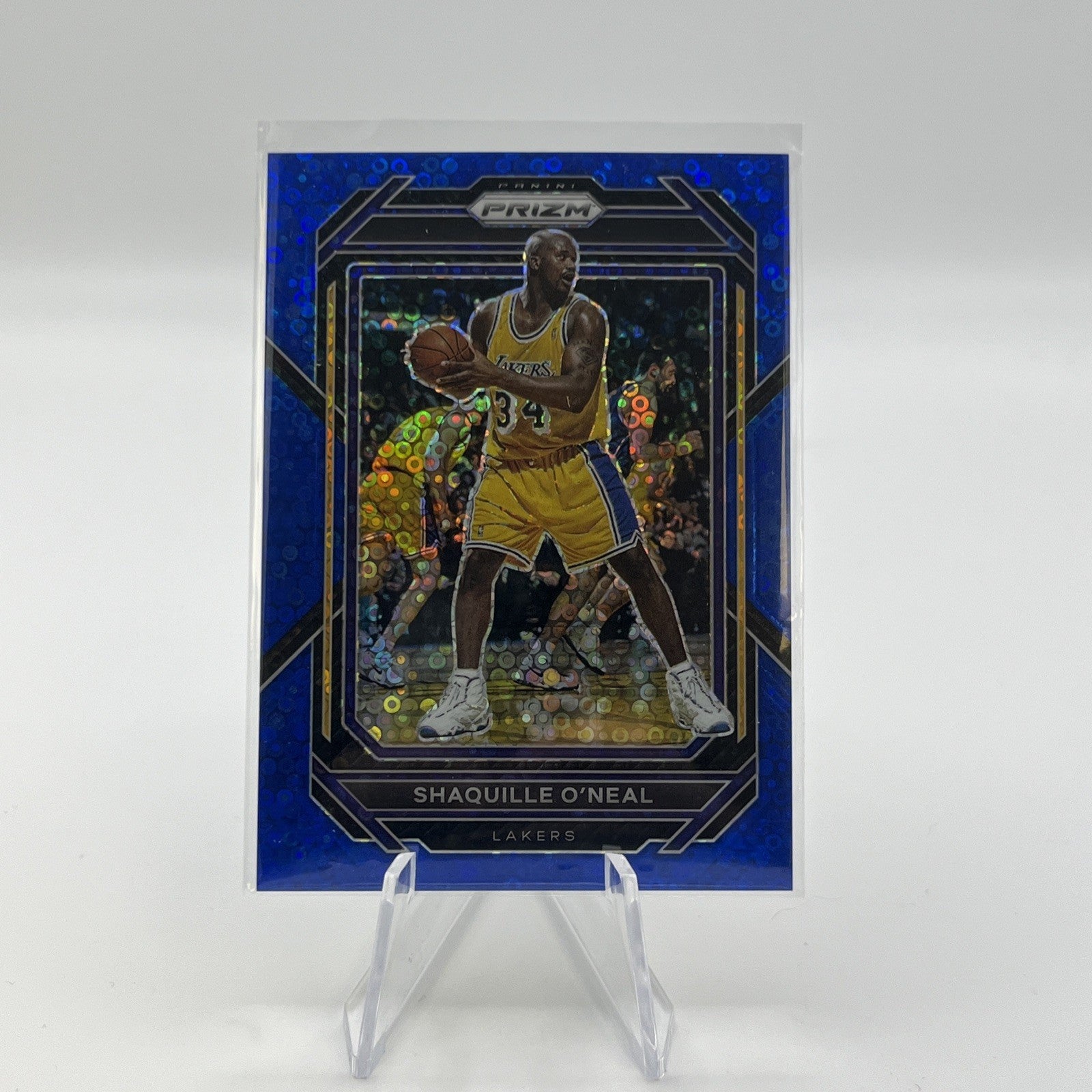 2022 Panini Prizm Shaquille O’Neal Blue Disco Prizm /150
