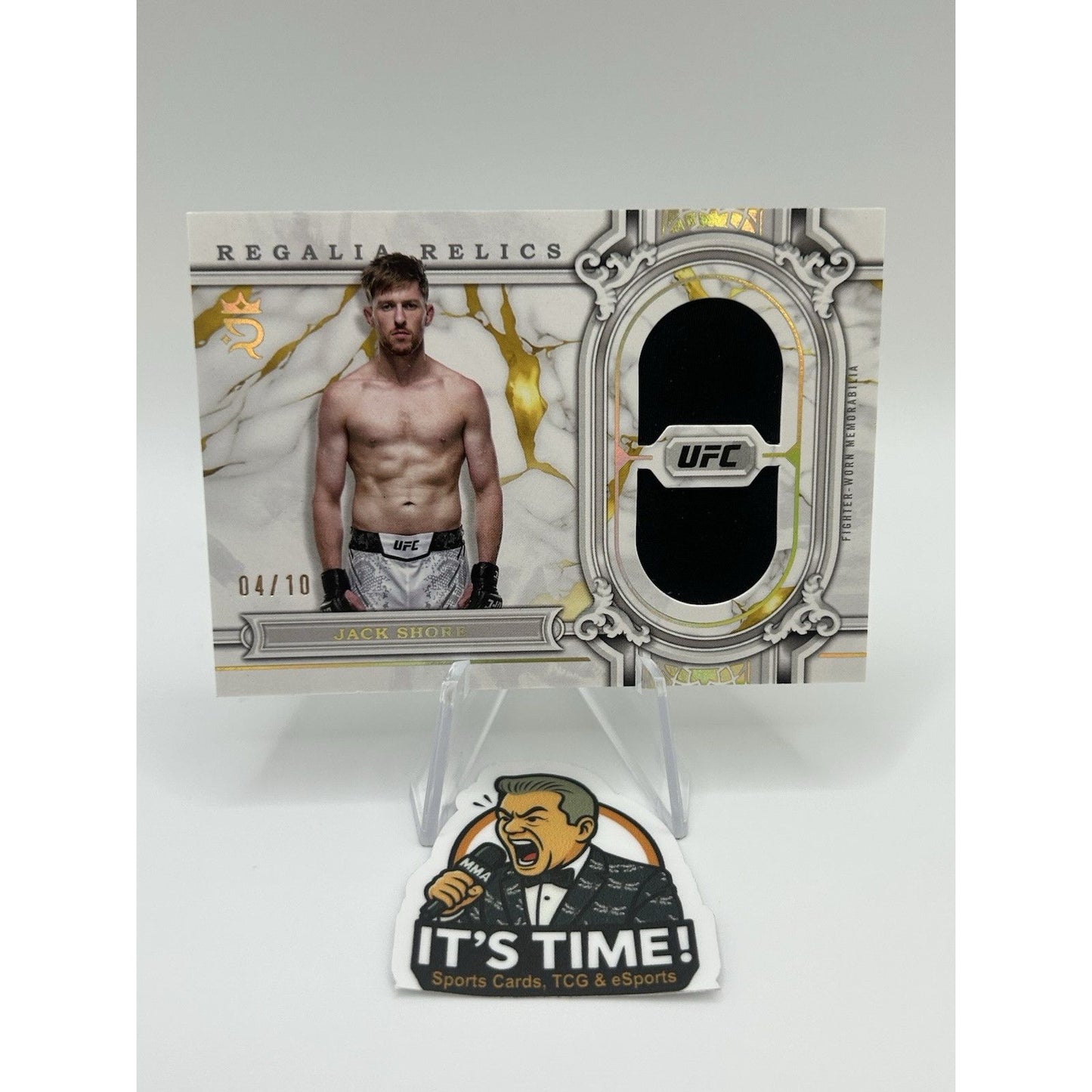 Jack Shore Royalty Regalia Relics Patch Gold /10 2024 Topps Royalty UFC