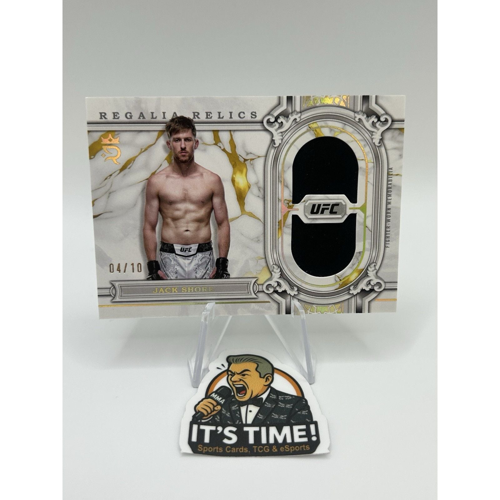 Jack Shore Royalty Regalia Relics Patch Gold /10 2024 Topps Royalty UFC