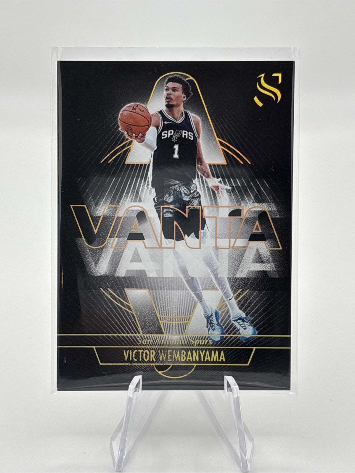 2024-25 Panini Silhouette VANTA Victor Wembanyama #21 SSP Spurs
