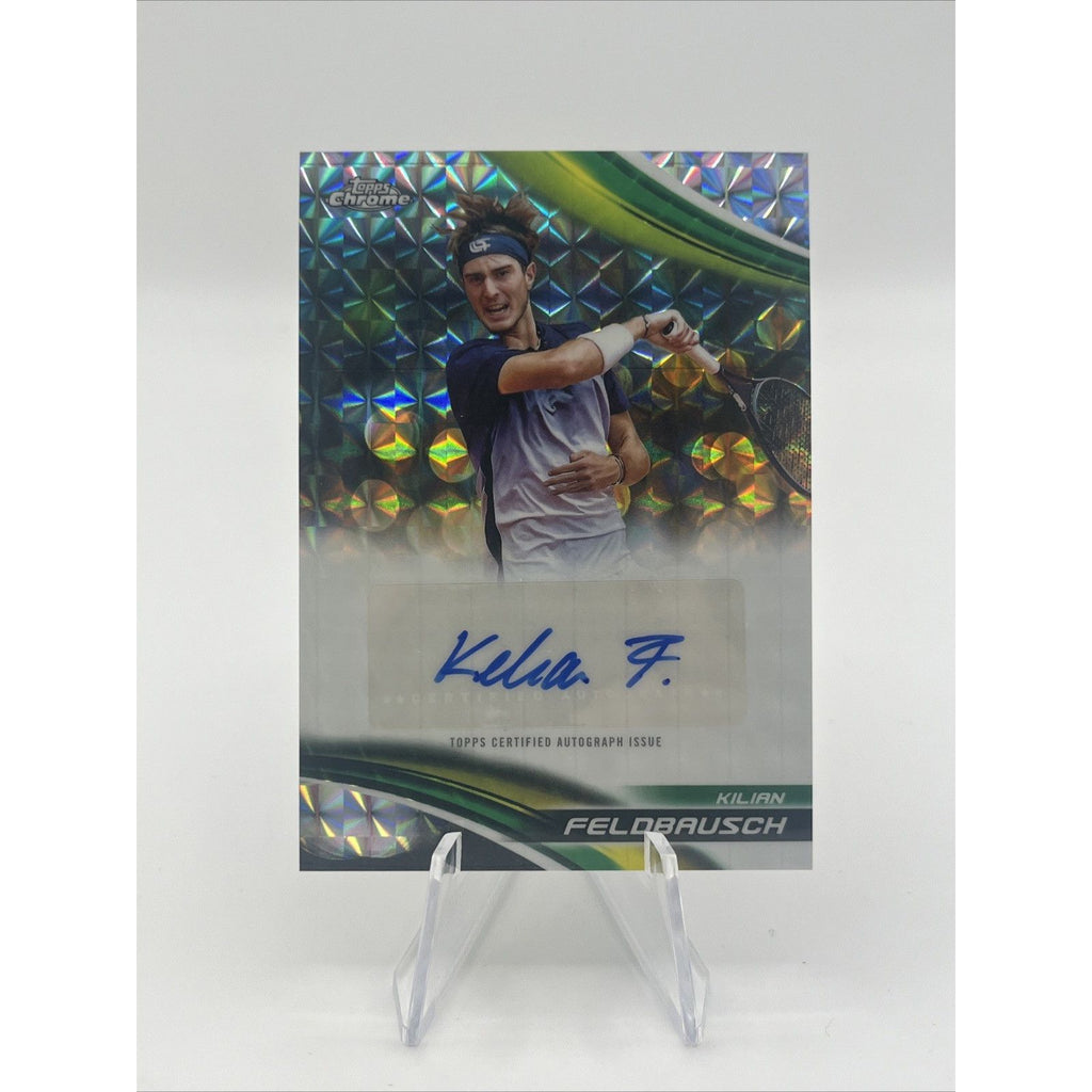 2025 Topps Chrome Tennis Kilian Feldbausch #CA-KFH Geometric Refractor Auto