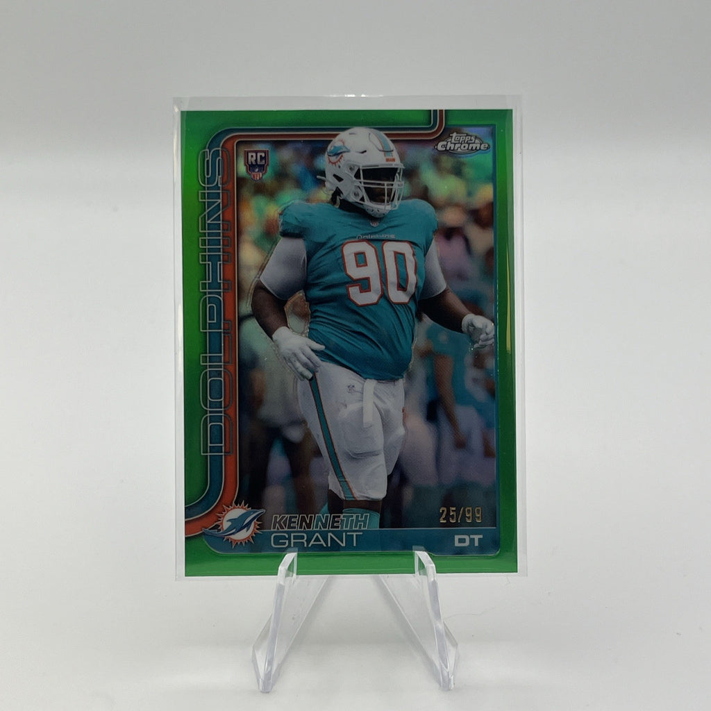 2025 Topps Chrome Kenneth Grant TRUE GREEN Refractor #/99