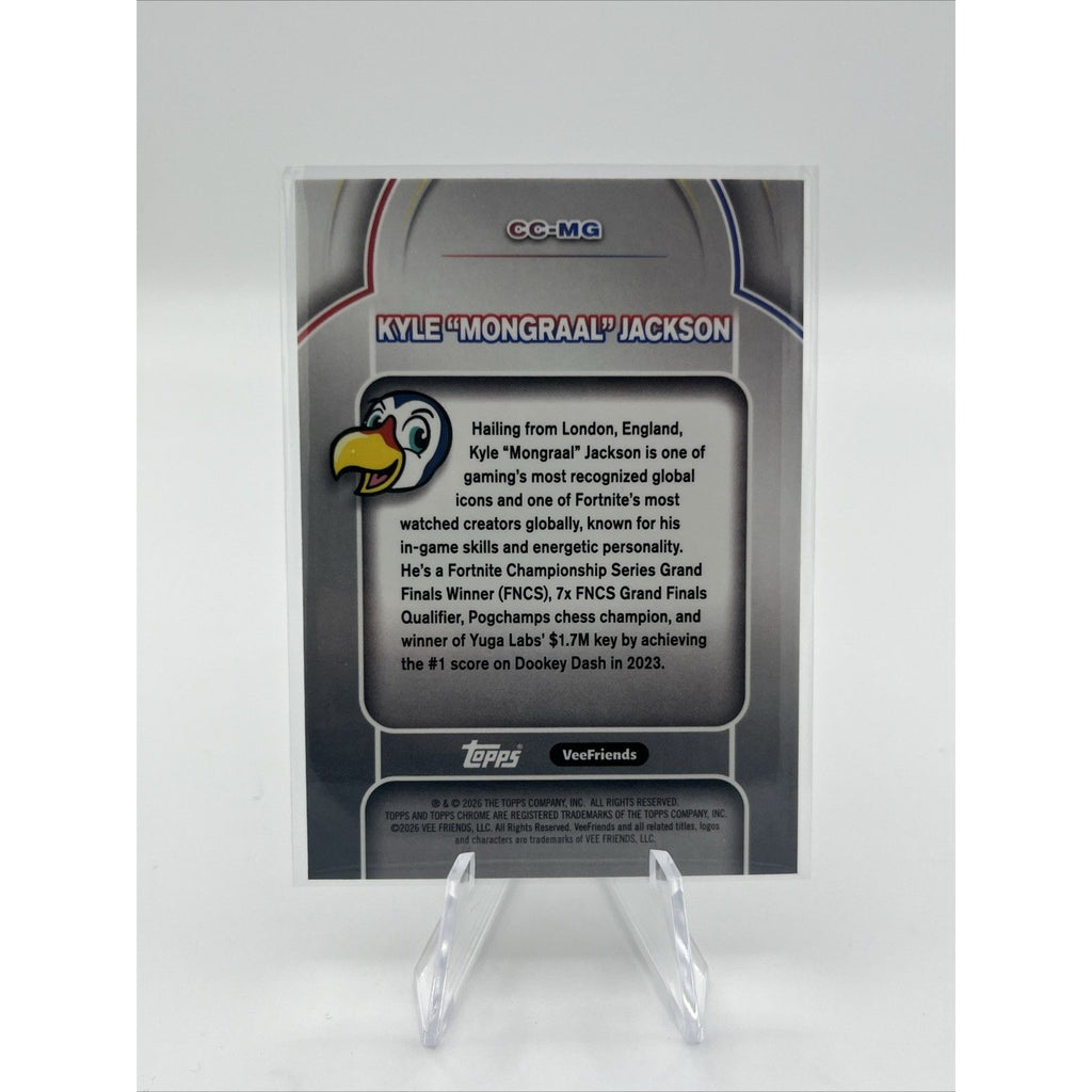 2026 Topps Chrome VeeFriends Kyle "Mongraal" Jackson Content Condors #CC-MG