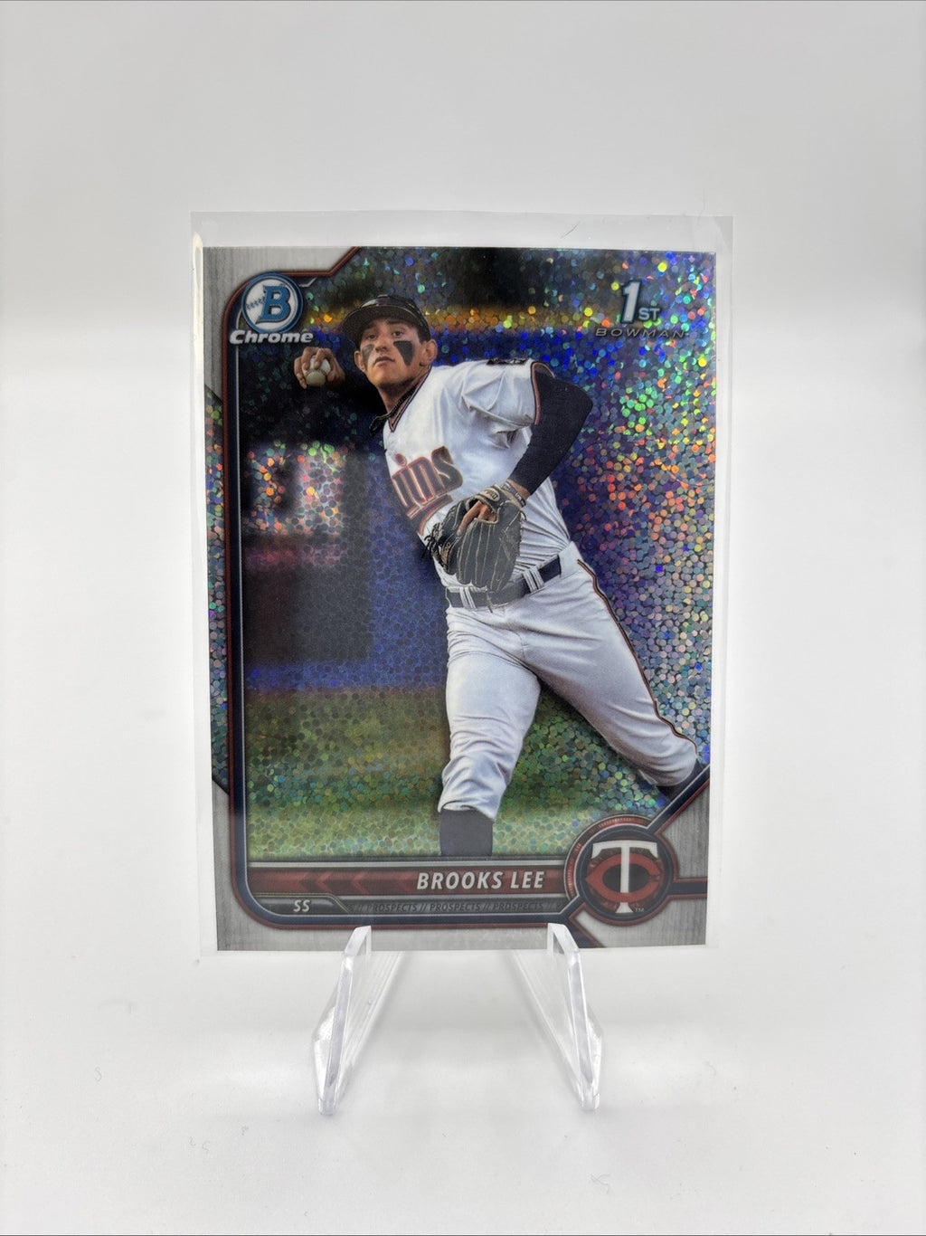 2022 Bowman Chrome - Brooks Lee 1st Bowman Speckle Refractor SSP