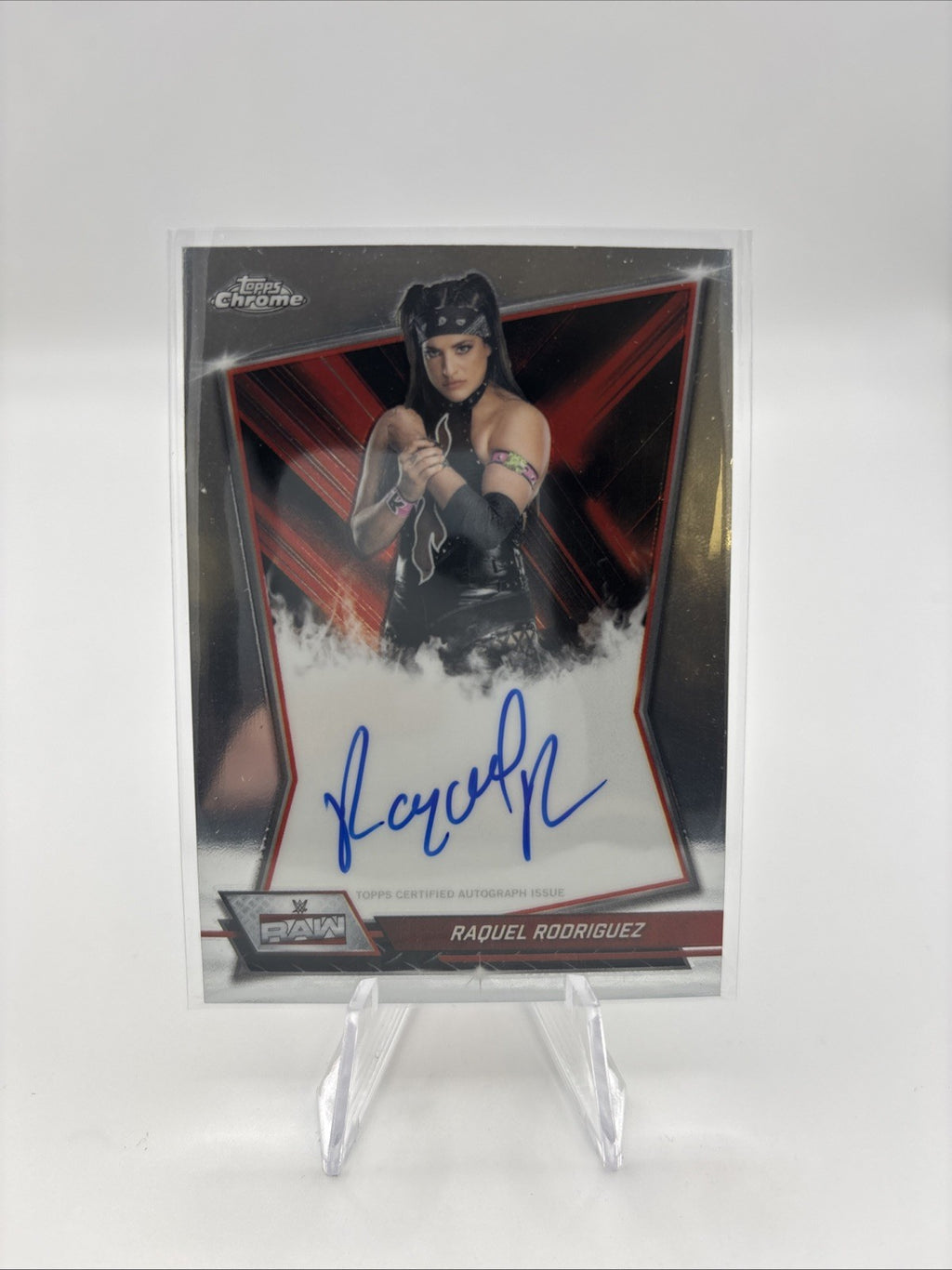 2026 Topps Chrome WWE - Red Brand Autographs Raquel Rodriguez #RBA-RAQ (AU)