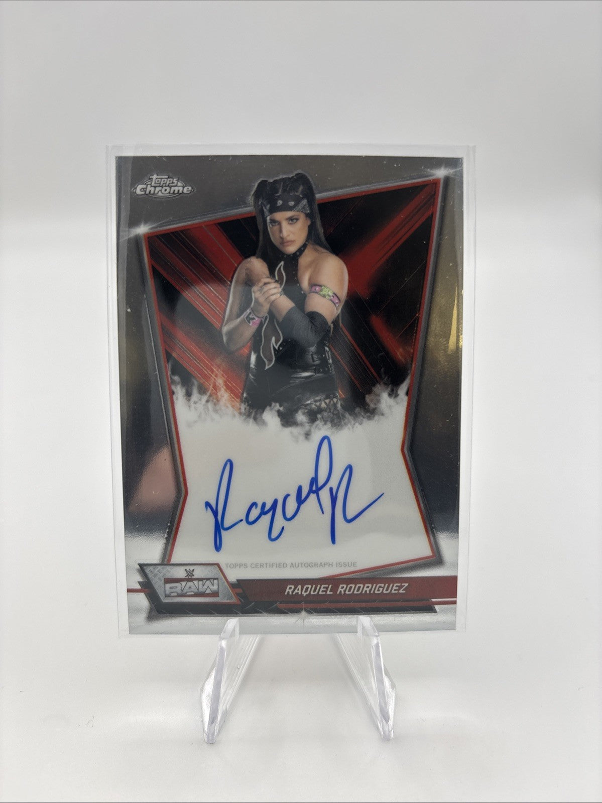 2026 Topps Chrome WWE - Red Brand Autographs Raquel Rodriguez #RBA-RAQ (AU)