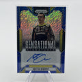 Austin Cindric 2025 Prizm Racing - Sensational Signatures Auto Blue Shimmer #/4