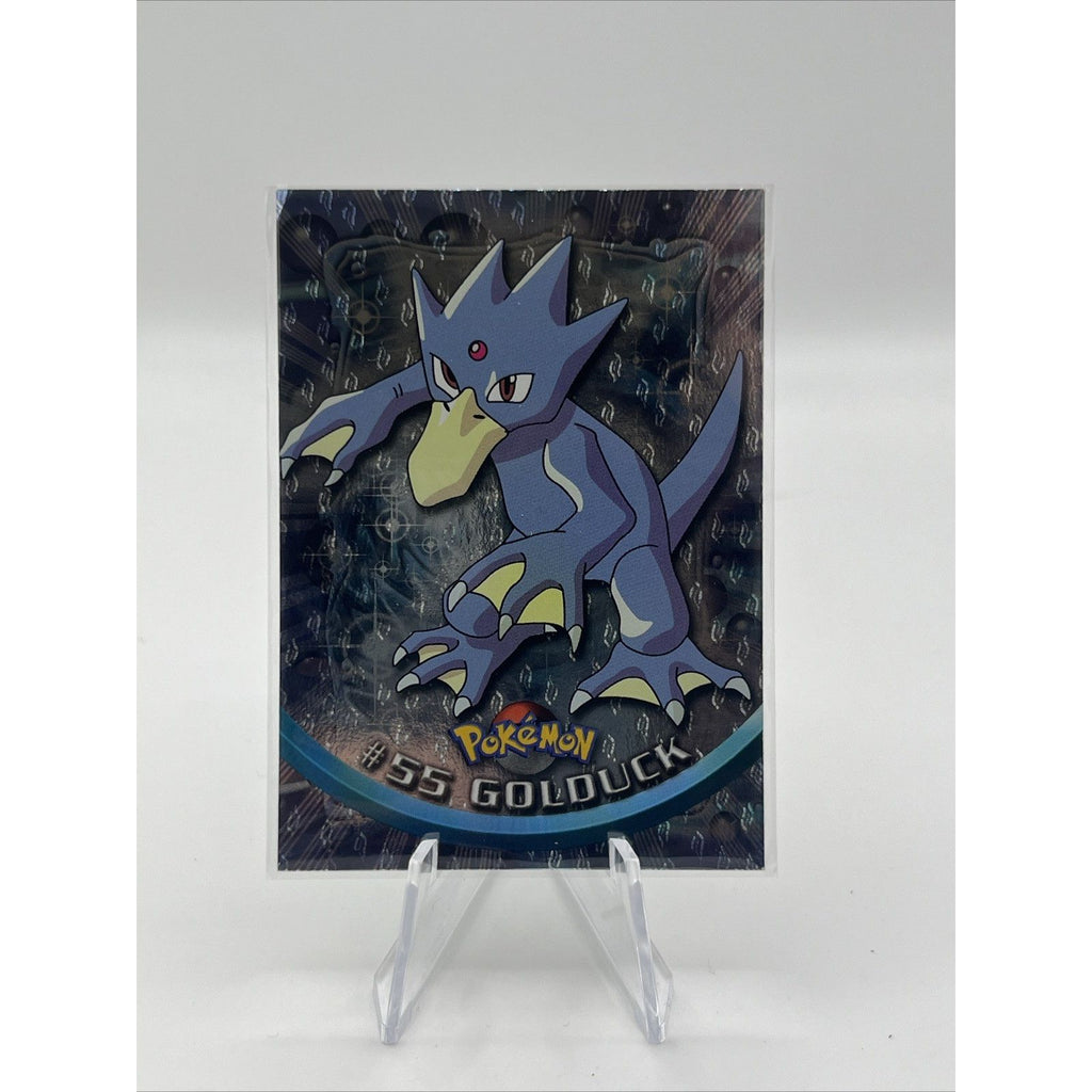 Pokemon Topps TV Animation Series One Chrome Golduck #55 - Foil MP (RARE)