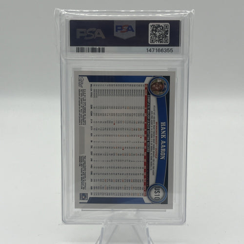 109348272 Hank Aaron 2011 Topps Update #US10 Diamond Anniversary PSA 9
