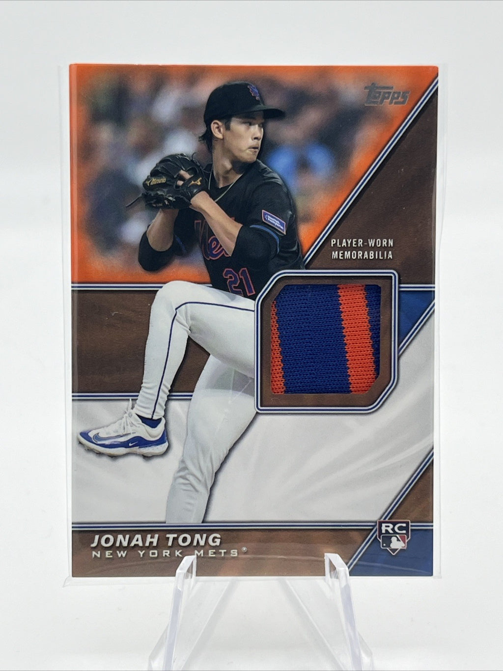 2026 Topps Series 2 #MLM2-JT Jonah Tong Major League Material Orange /25 RC