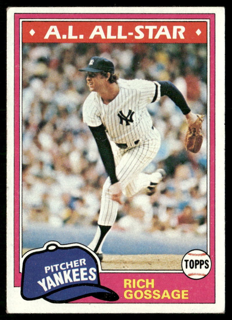 1981 Topps #460 Rich Gossage